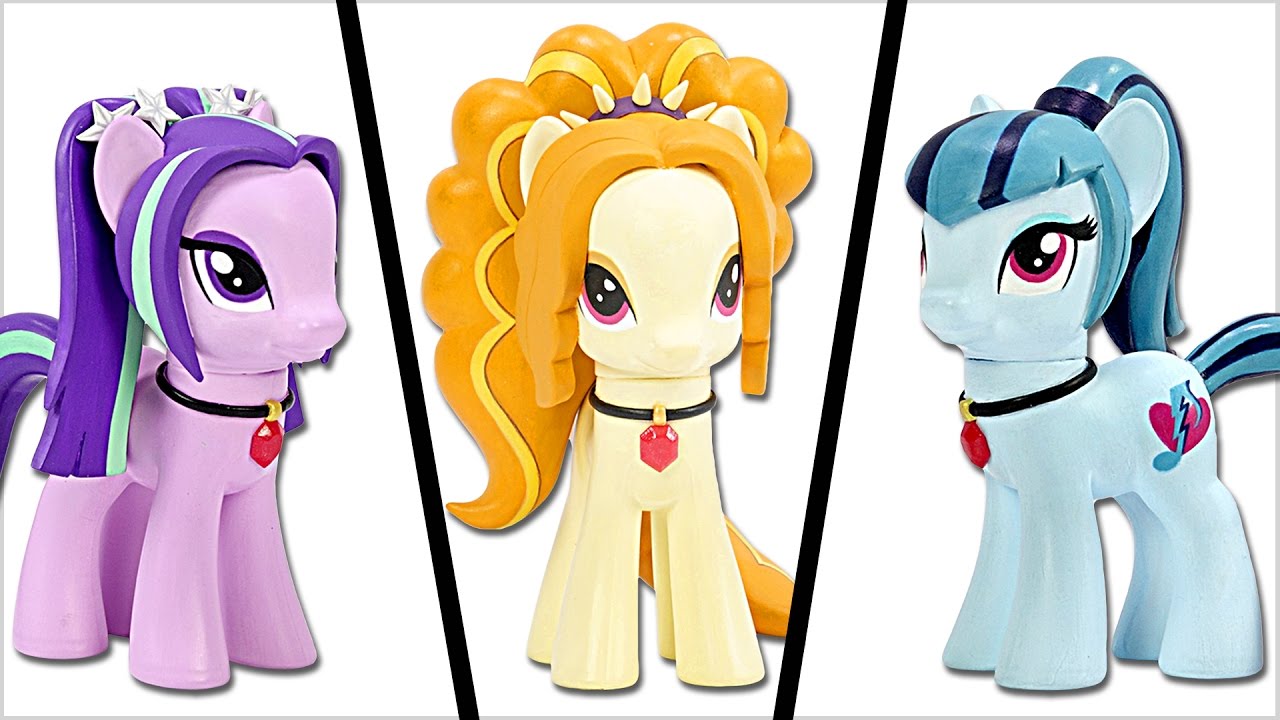 Custom THE DAZZLINGS My Little Pony EQUESTRIA GIRLS Adagio ARIA Sonata DIY | SweetTreatsPonies