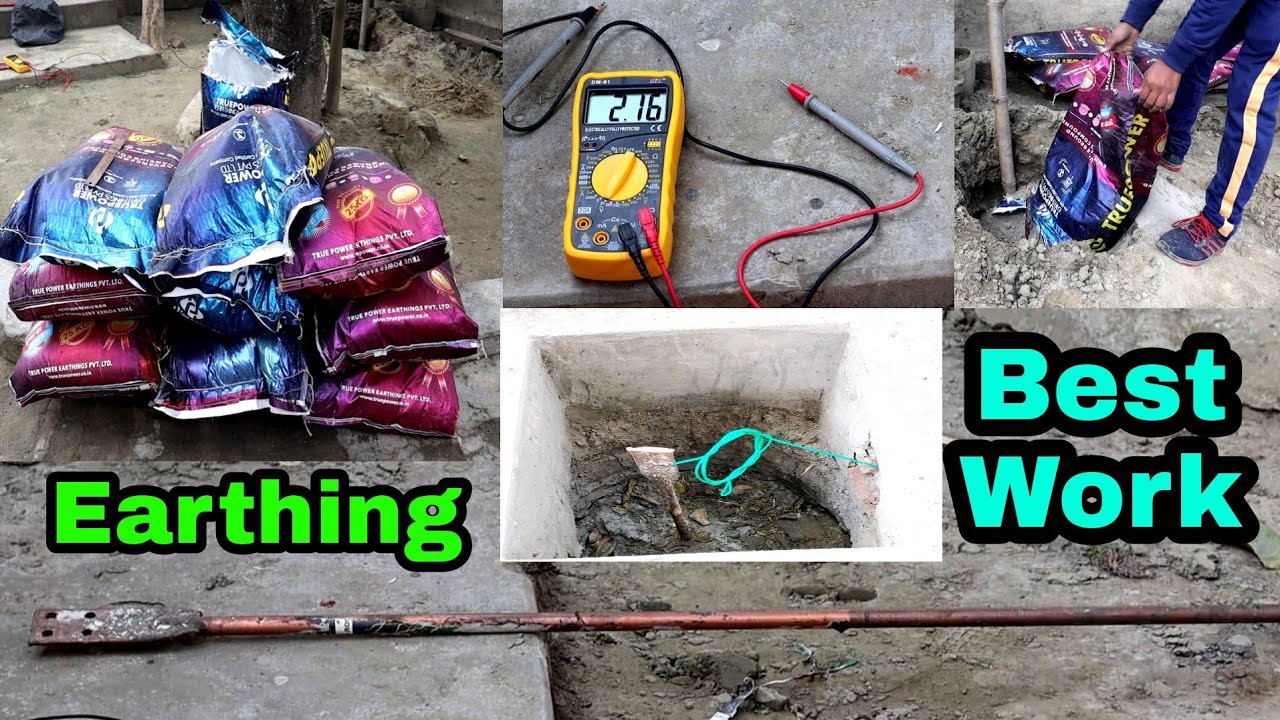 Best electrical earthing ।। copper winding rod earthing ।। chemical earthing