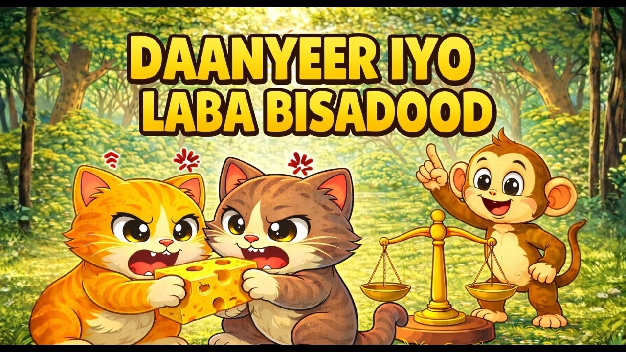 Daanyeer iyo Laba Bisadood – Sheeko Caruureed