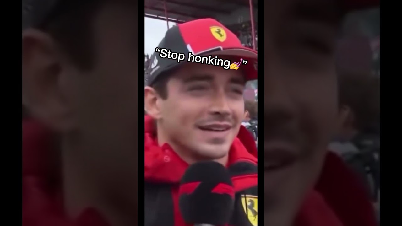 Charles Leclerc funny moments😂😂😂 #f1 #formula1 #carlossainz #funny
