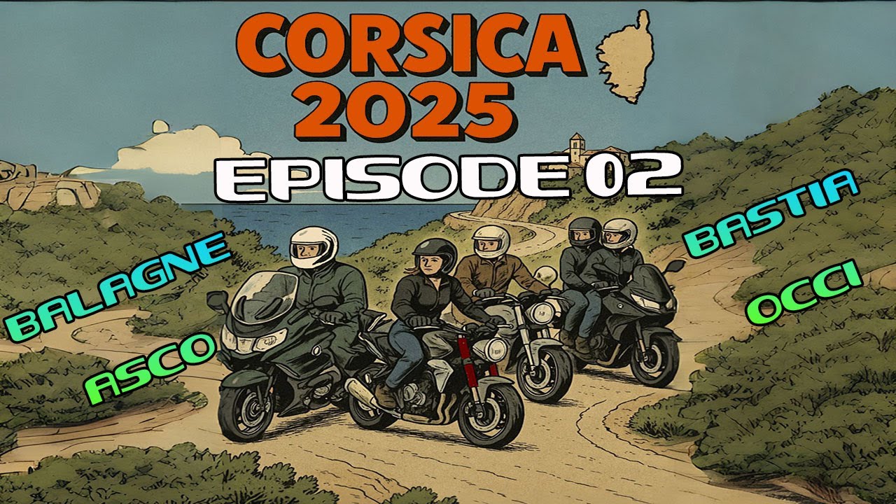 La Corse à moto : route incroyable de la Balagne aux Gorges d’Asco jusqu’à Bastia