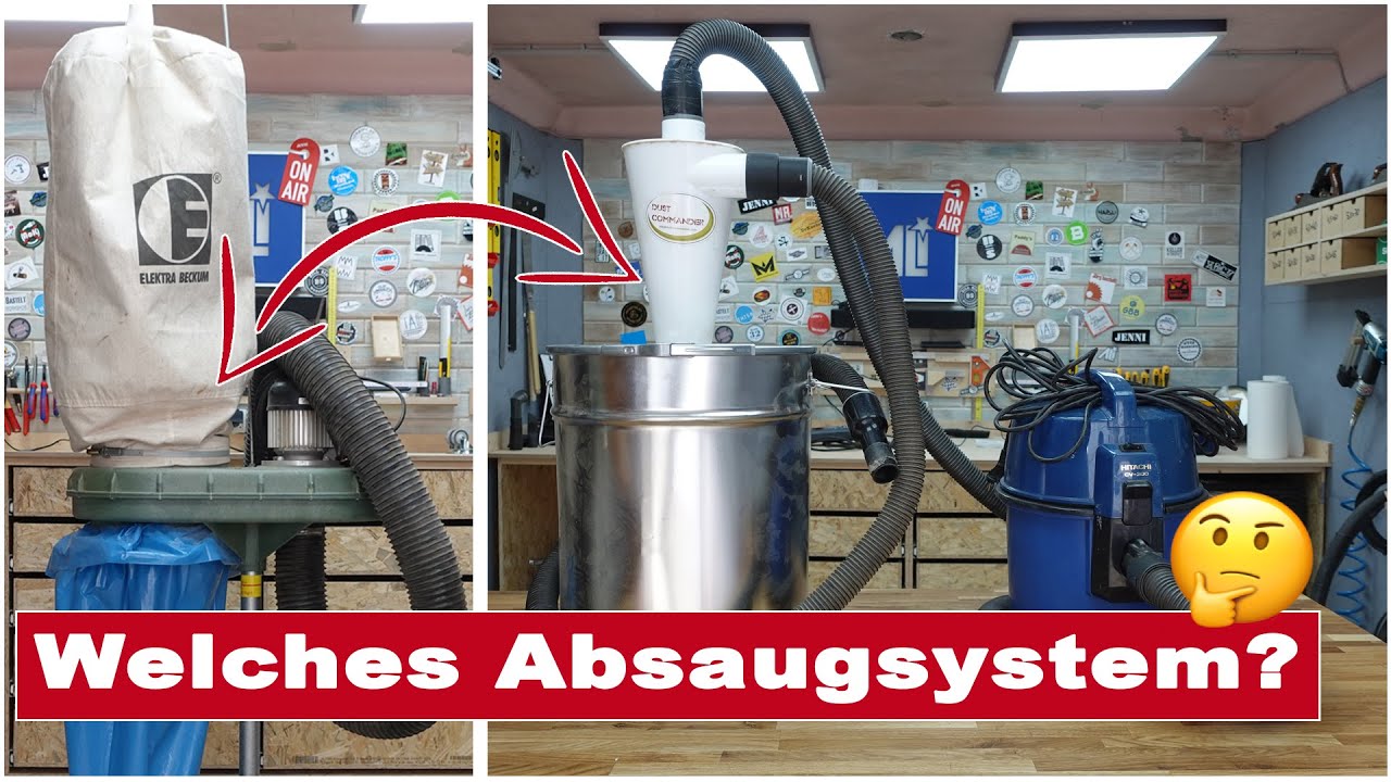 Welche Absauganlage für die Werkstatt? Selbstbau oder gekauft?