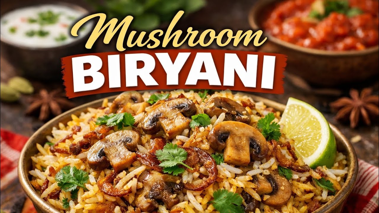 Easy and tasty mushroom birayani/subscribe for more viedo #trending #viralvideo #subscribe 