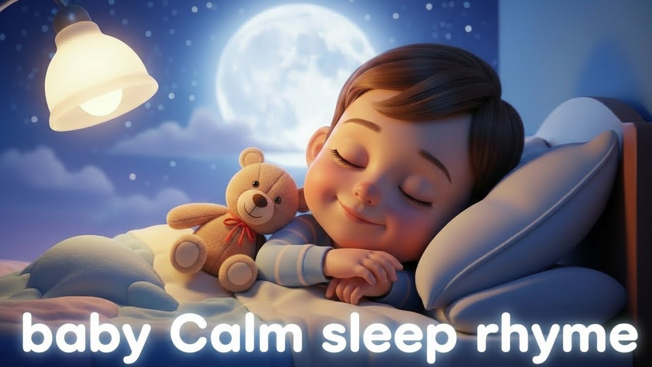Baby Calm Sleep Rhyme | Bedtime Song for Kids😴 Deep Sleep Music 5 Minutes