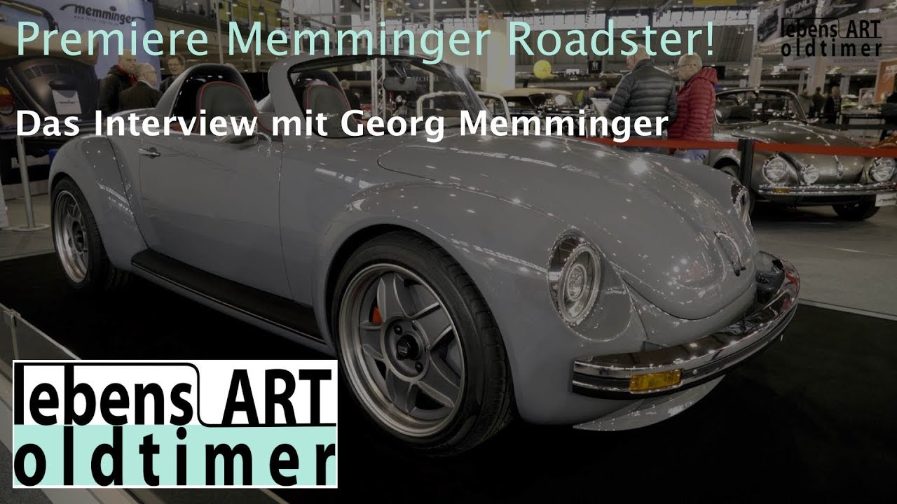 PREMIERE!! Memminger K&auml;fer Roadster - Retro Classics Stuttgart 2018