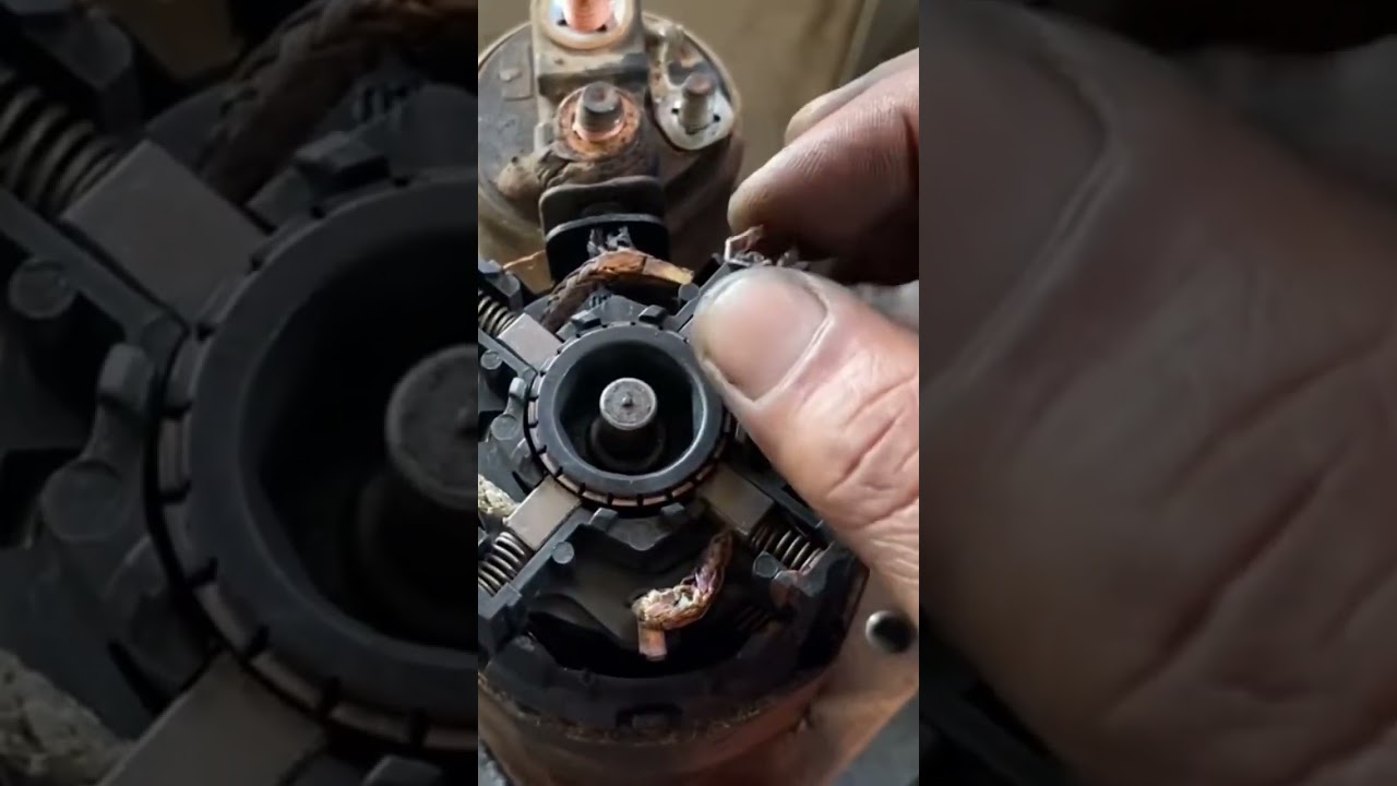 trocando porta escova do motor de arranque do ford ka #shorts