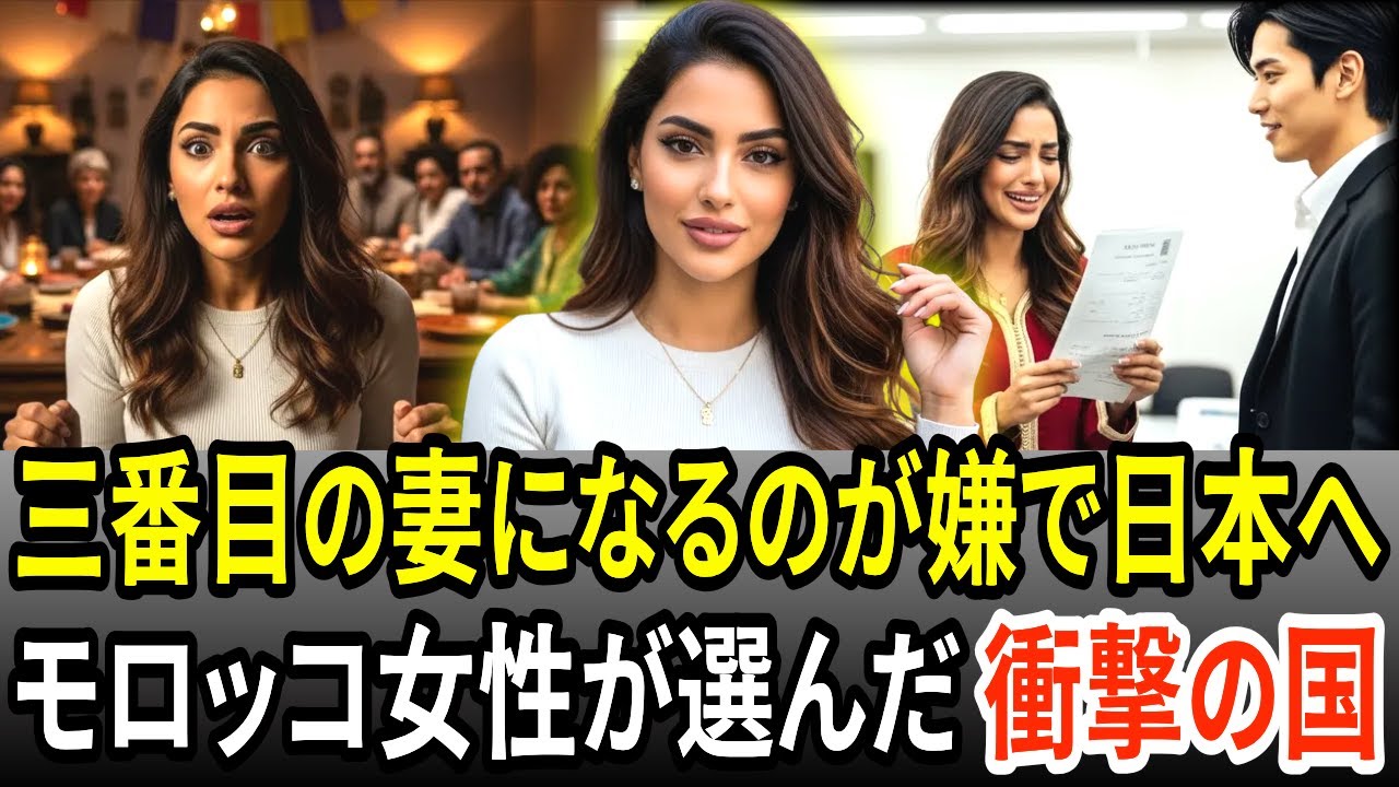 三番目の妻になるのが嫌で日本へ逃れてきたモロッコ人女性,「あなたは、私の人生で初めての人です。」