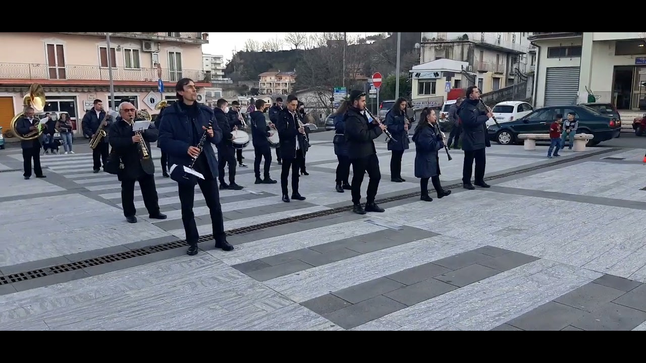 Vento allegro banda  città di Lattarico 11/02/22 festa Patronale Montalto  Uffugo