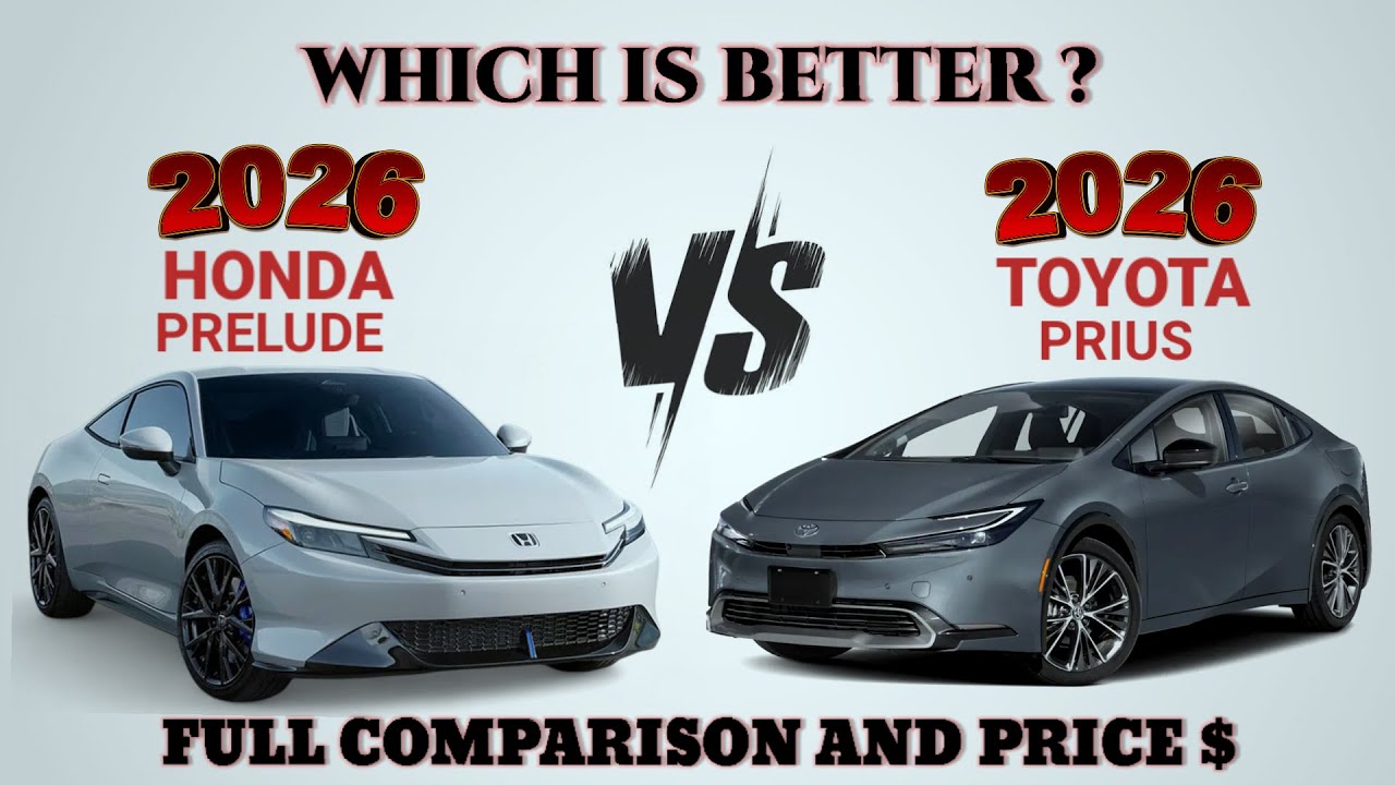 2026 Honda Prelude vs 2026 Toyota Prius |Which is BETTER?