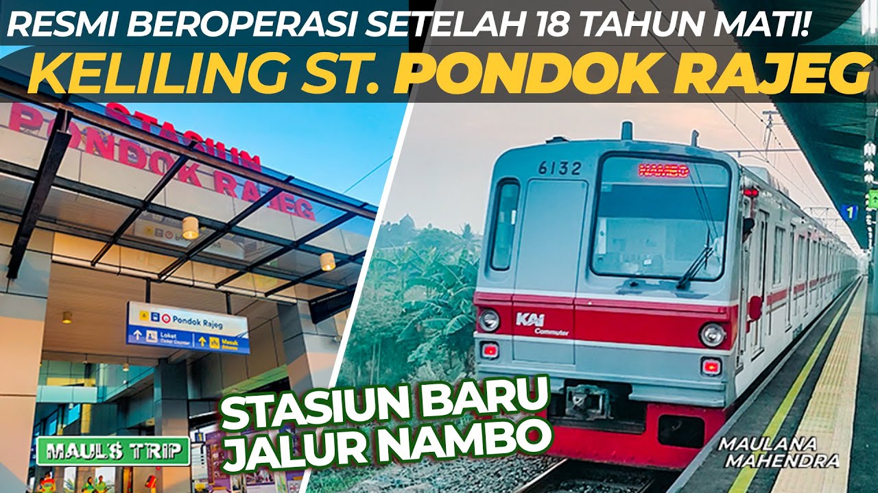 Review Stasiun Pondok Rajeg, dengan 1 Jalur Vibes Kayak di Jepang