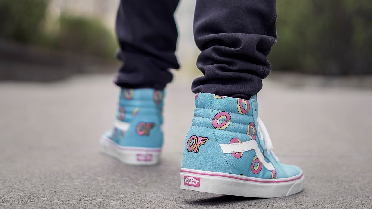 MOST AFFORDABLE HYPE COLLAB SNEAKER (ODD FUTURE VANS SK8 HI ON FEET REVIEW