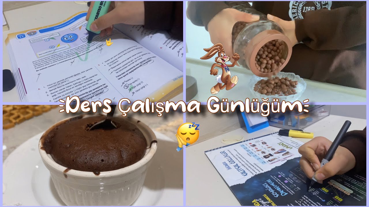 Lgs Ders Çalışma Günlüğüm// Sesli Vlog// Sufle yapalım 💗💅🏻
