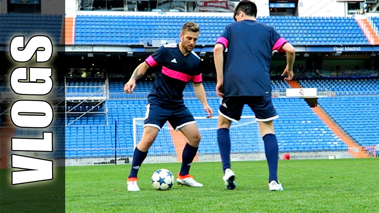 Partido de Fútbol en Santiago Bernabeu - Bullet Time Football Tricks Online