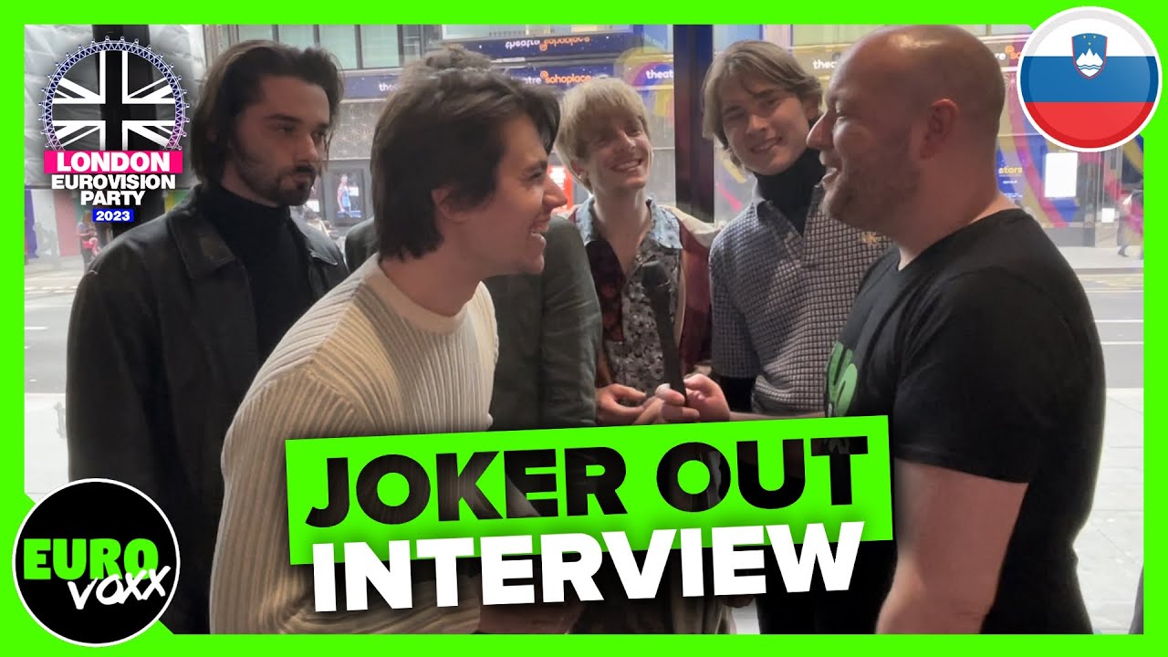 JOKER OUT - CARPE DIEM (INTERVIEW) // London Eurovision Party 2023 // Slovenia Eurovision 2023