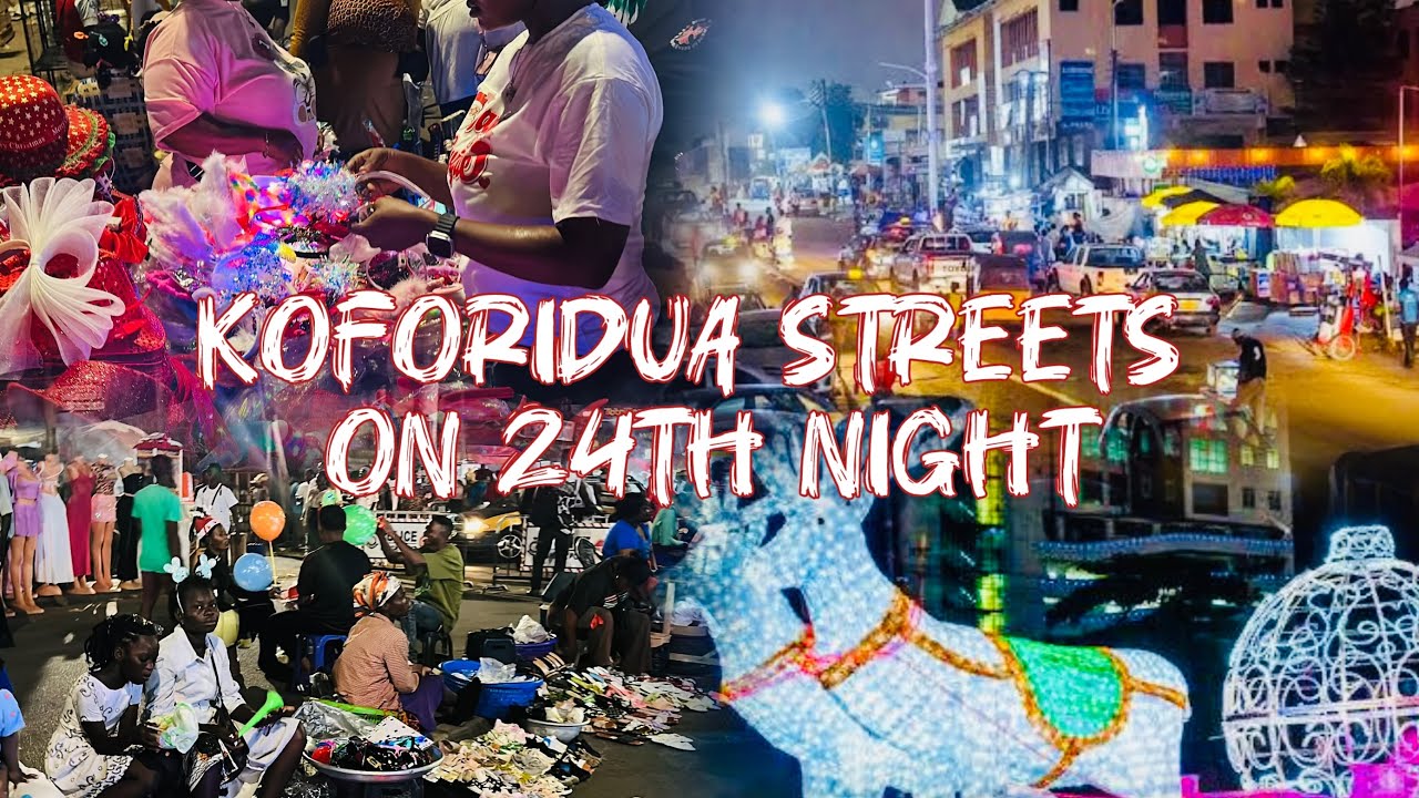 Electric 24th Night As The Streets Of Koforidua Come Alive
