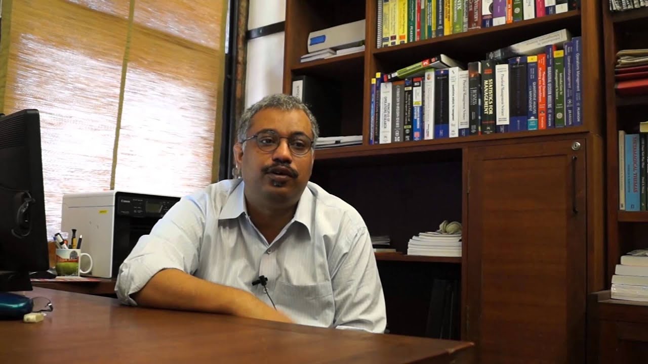 Prof Diptesh Ghosh talking on role of Academic/Research Associate at IIM Ahmedabad