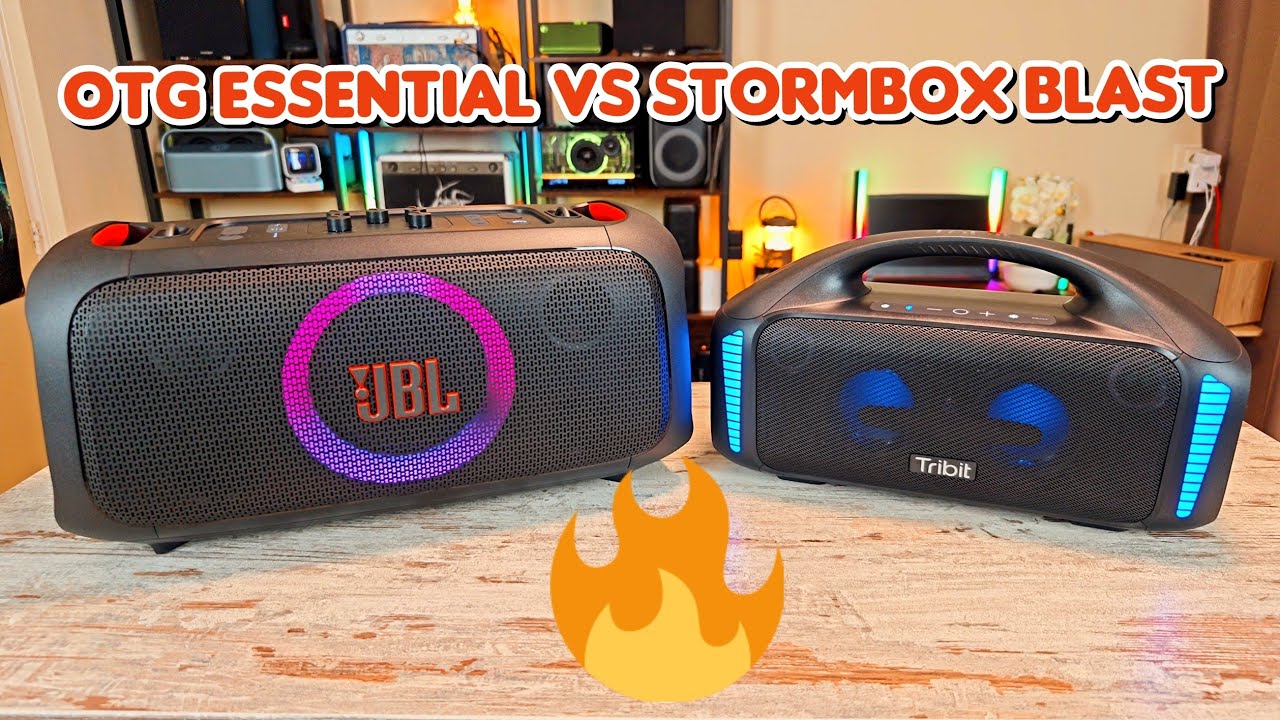 JBL Partybox On The Go Essential VS Tribit Stormbox Blast 