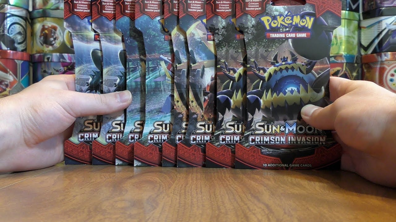 8 Crimson Invasion Booster Pack Opening