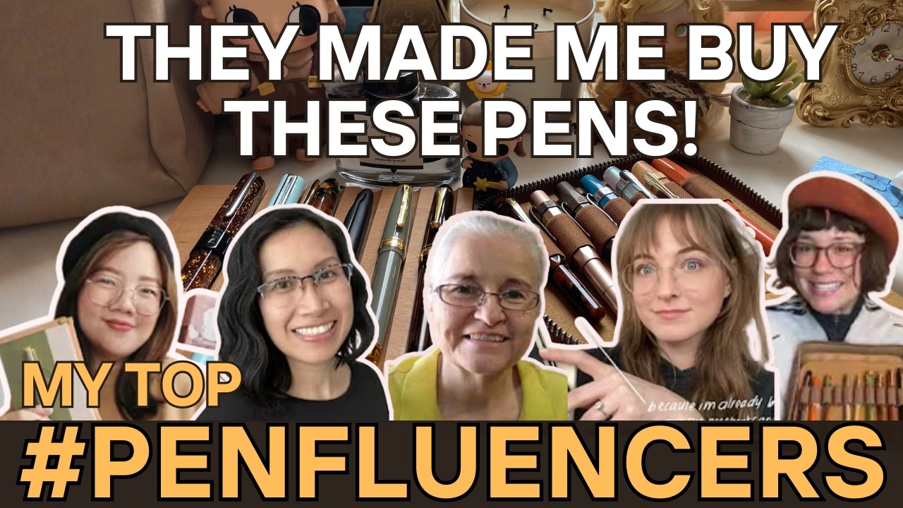 ЧАСТЬ 1 🖋️ Топ-инфлюенсеры в мире перьевых ручек! 👩🏽 Легендарные создательницы контента, которые ...