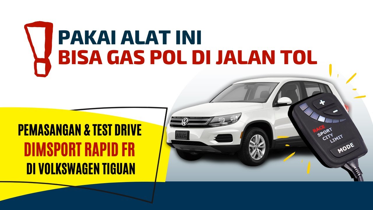TEMBUS 160KM! GAS POL DI JALAN TOL - Test Rapid FR di Mobil VW TIGUAN | MIDIATEK