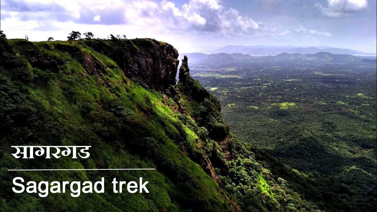 Sagargad trek | सागरगड | Monsoon Trekking | Alibaug | Maharashra | Dhondane waterfall | with caption