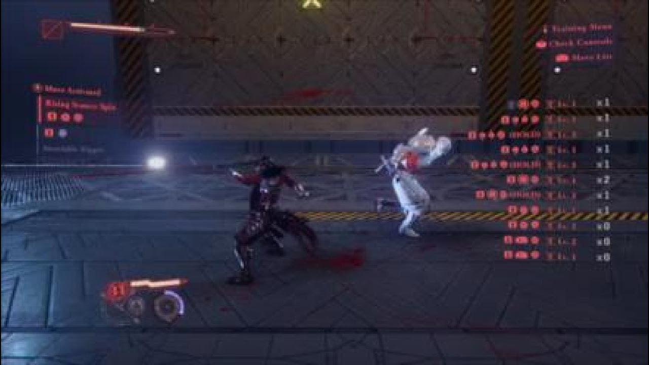 Ninja gaiden 4 trying the move list