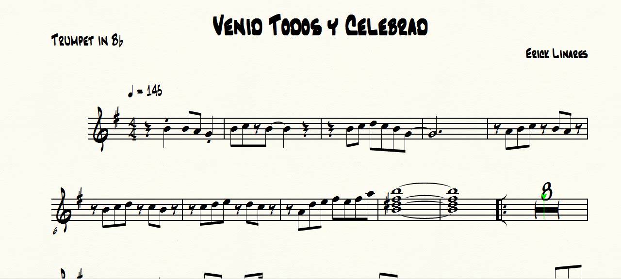 Venid Todos y Celebrad - Erick Llinares -  Trompeta