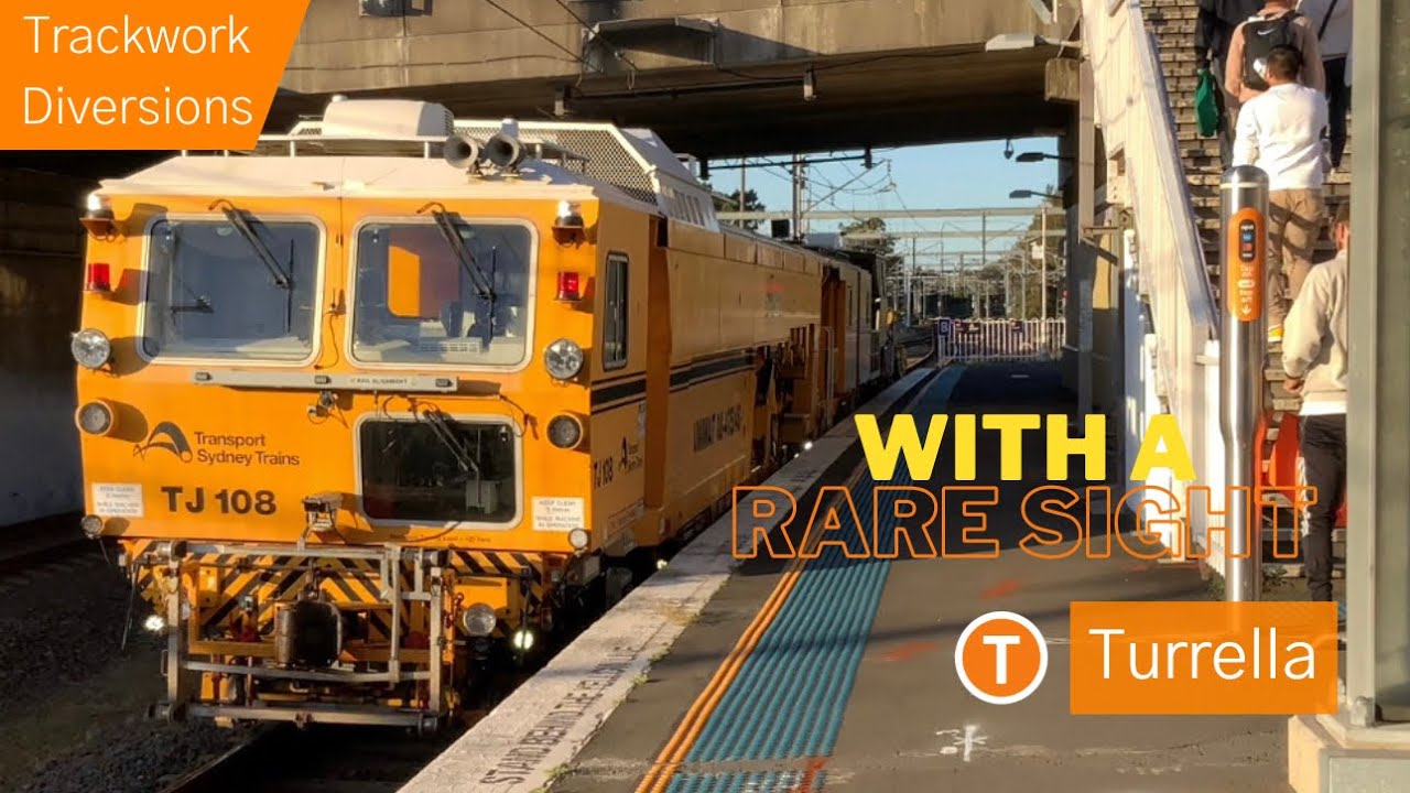 Sydney Transport Vlog 340: Turrella Trackwork Diversions - With a Rare Sight