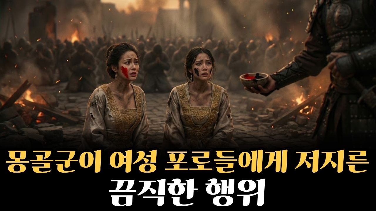 오늘부터 네 이름은 포로다!! 몽골 제국이 호라즘 귀족 여성들에게 저지른 끔찍한 이야기, 시작합니다.