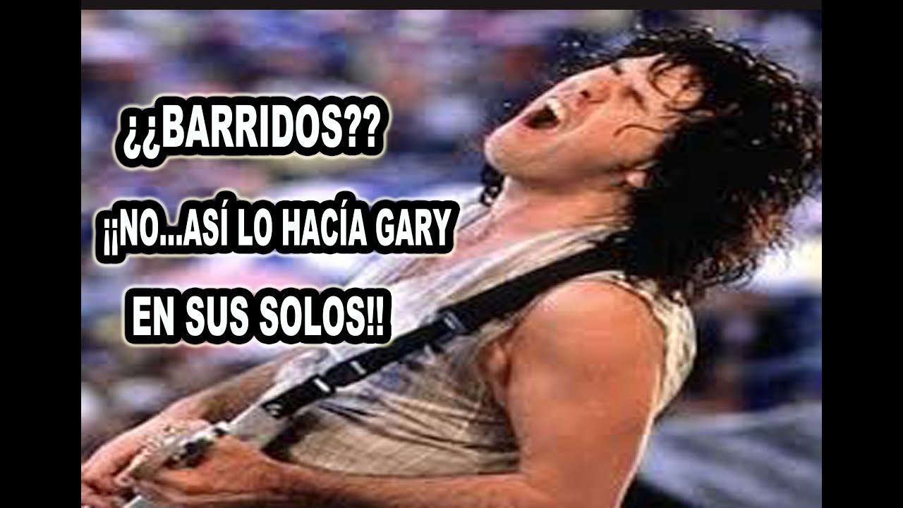 POR QUÉ GARY MOORE NUNCA USABA BARRIDO NI SWEEP ARPEGIO en sus solos más veloces!!