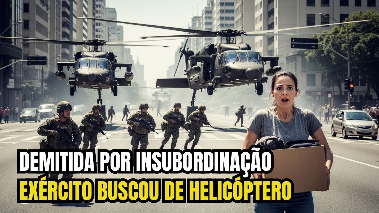 Demitida E Voltando Pra Casa A Pé — Até Dois Helicópteros Pousarem Gritando 