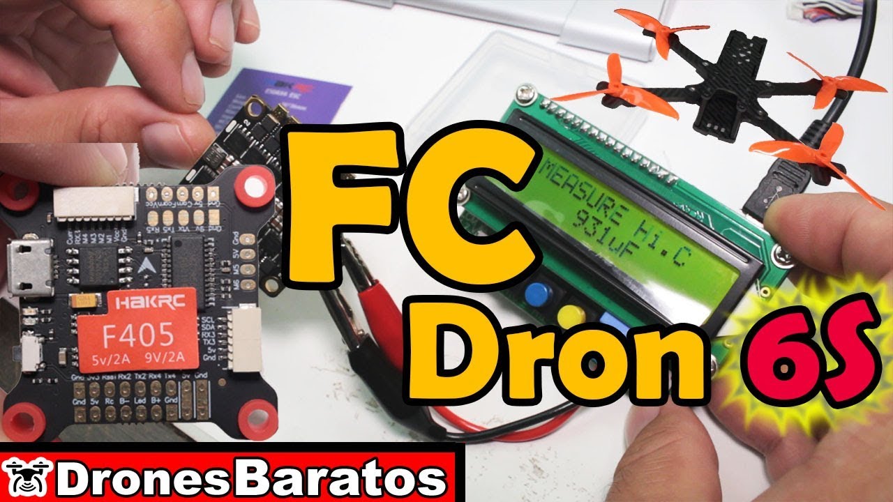 HAKRC Flytower F405 Español CONTROLADORA PARA DRONES 6S Reddy 6S