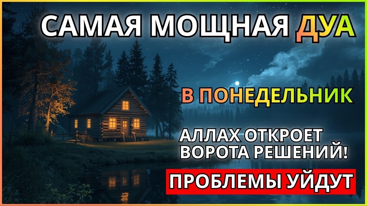 Дуа В ПОНЕДЕЛЬНИК ДАЕТ УВАЖЕНИЕ, БОГАТСТВО,РИЗК,ДЕНЬГИ,УСПЕХ И СЧАСТЬЕ! #дуа