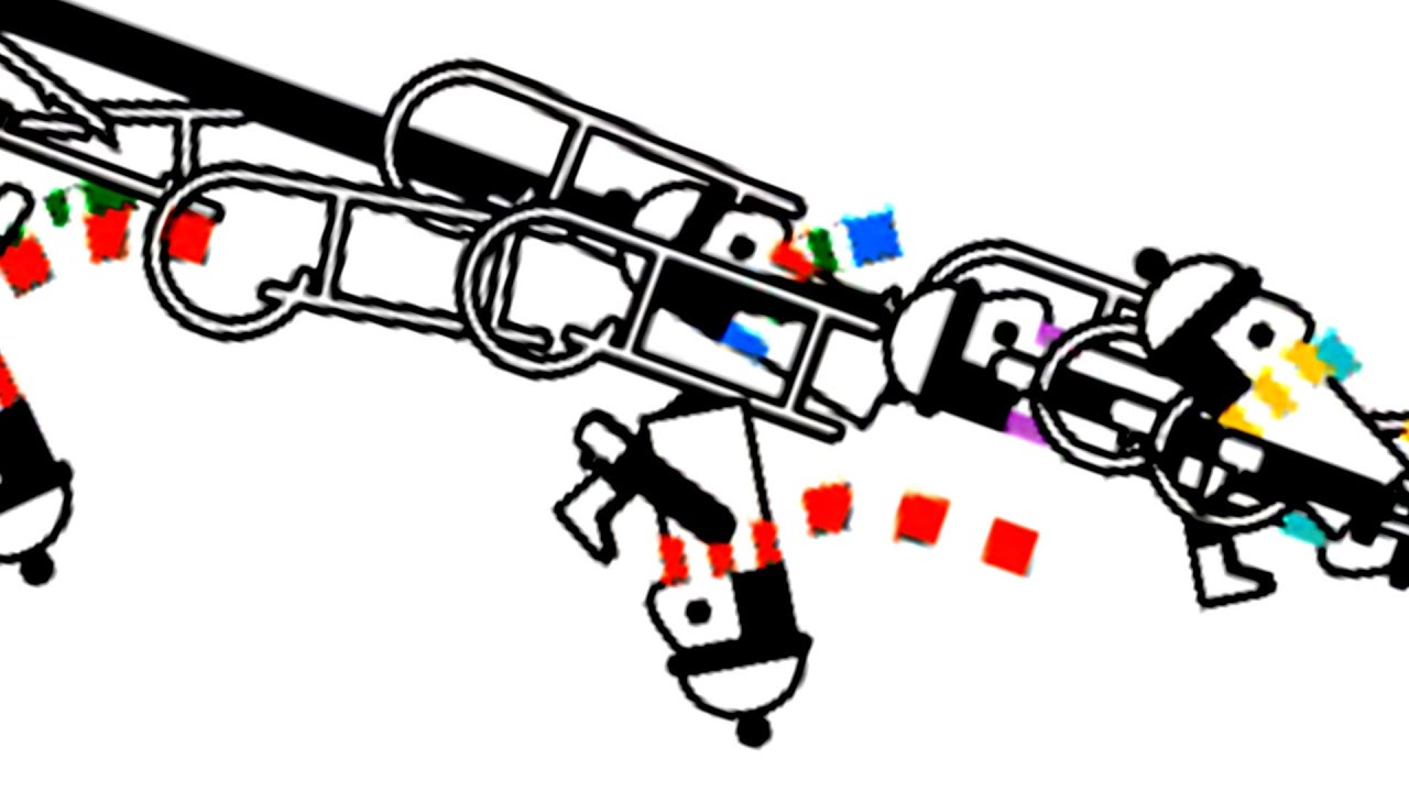 Line Rider - LET THE BODIES HIT THE FLOOR [Flashing Images]