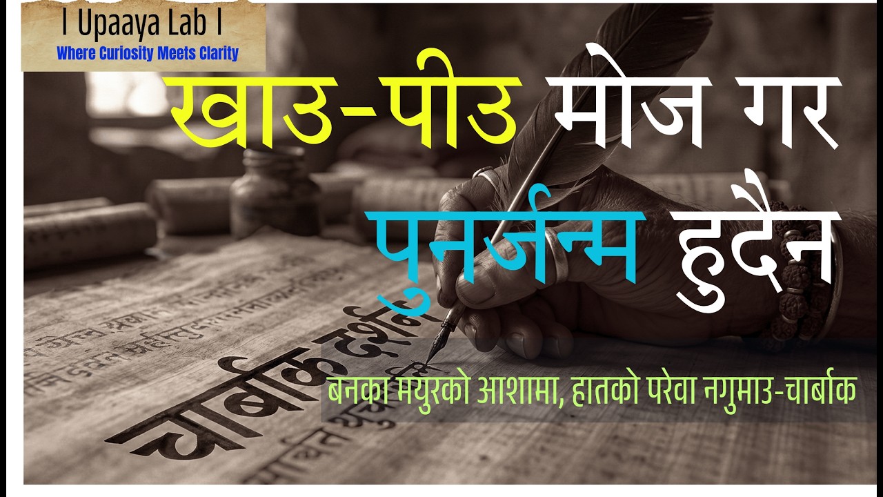 चार्बाक दर्शन (Hedonistic  Philosophy)--धर्म पाखण्ड हो - बेद लेख्नेहरु धुर्त मुर्ख हुन्