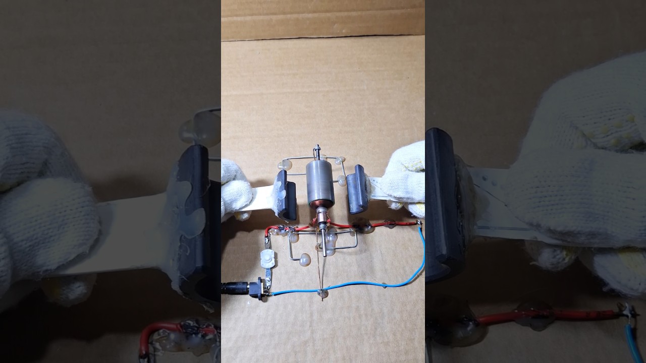 ⚡ Magnet Power Boosted Armature! 😱 Ultra Fast Motor Experiment. #diy #innovation