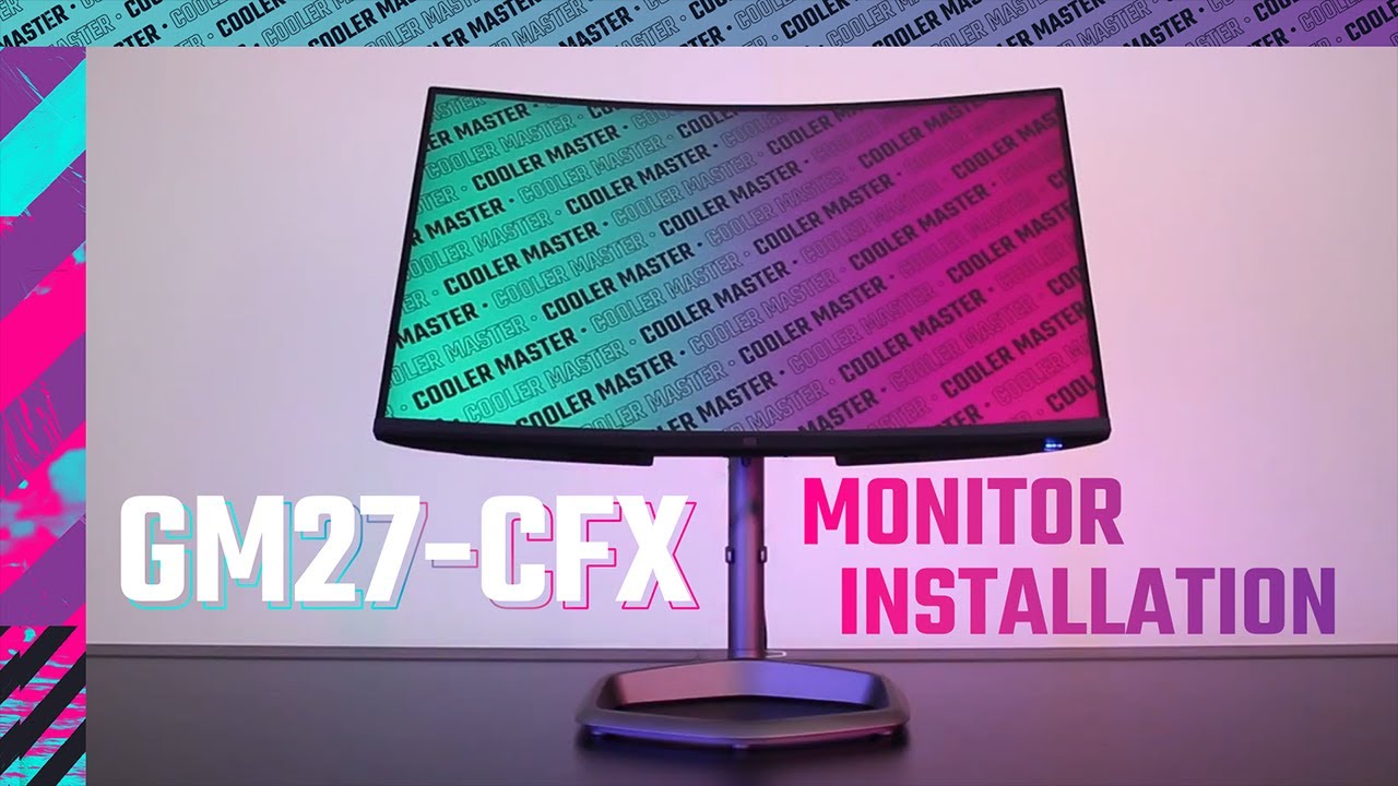 Cooler Master GM27-CFX Monitor Installation Video