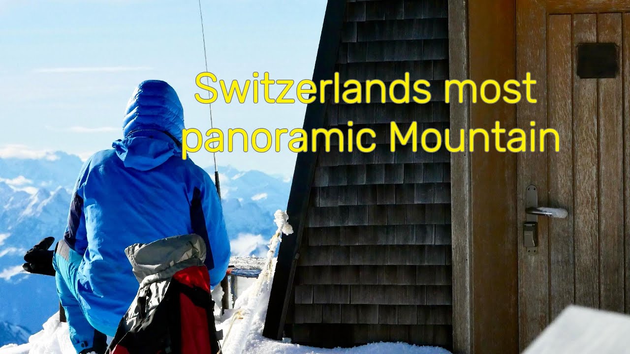 Самая панорамная и живописная гора Швейцарии 4K