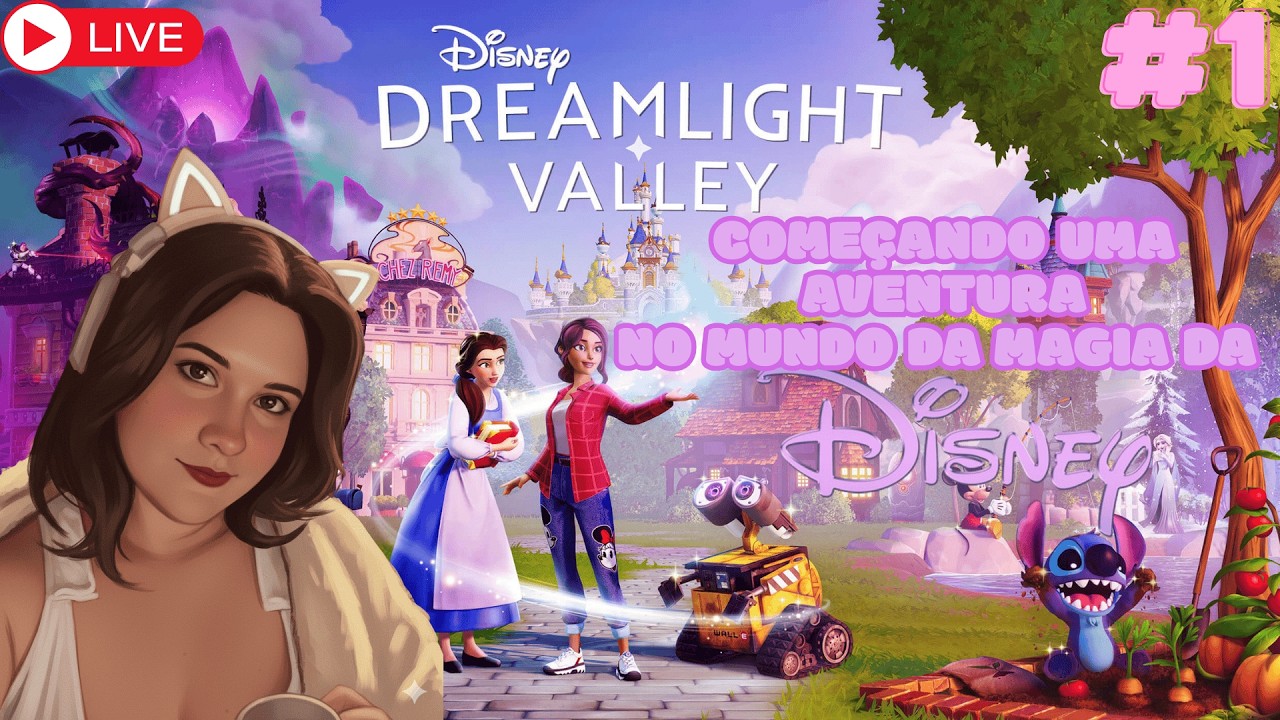 🔴 AO VIVO | Livezinha começando no mundo da magia Disney✨Feliz dia Internacional da Mulher! !pix