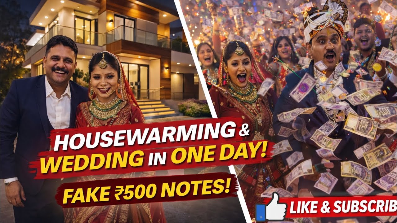 “2 Functions, 1 Crazy Day! 🏠💍 Housewarming to Wedding Shock – FAKE ₹500 Notes?! 😳 | #Vlog09”