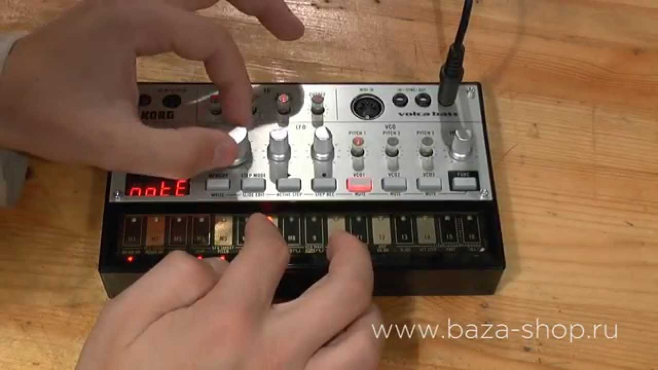 KORG Volca Bass. Подробный обзор