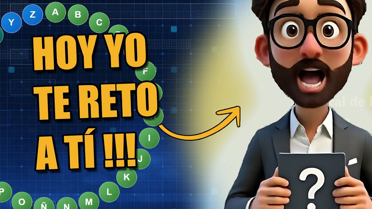 Nuevo DESAFÍO MENTAL, con el Rosco de Pasapalabra. Hoy YO te reto a TI. 