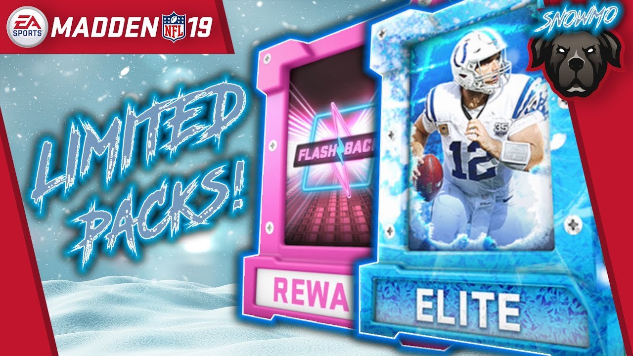 10 Zero Chill Elite Packs & Flashback Pack Limited Pack Offer! Madden NFL 19