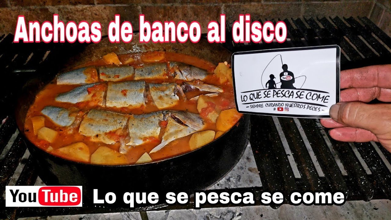 Anchoas de banco al disco - receta