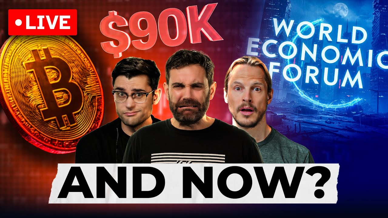 FUD & FOMO: Davos ERUPTS! Bitcoin $90k, Tariffs Incoming + Crypto vs Banks