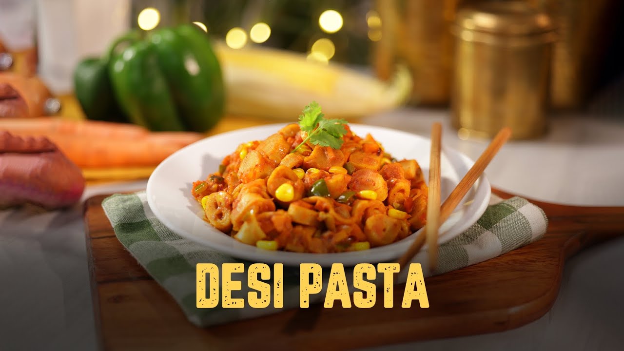 Desi Pasta | देसी पास्ता | Home made Desi Pasta recipe 