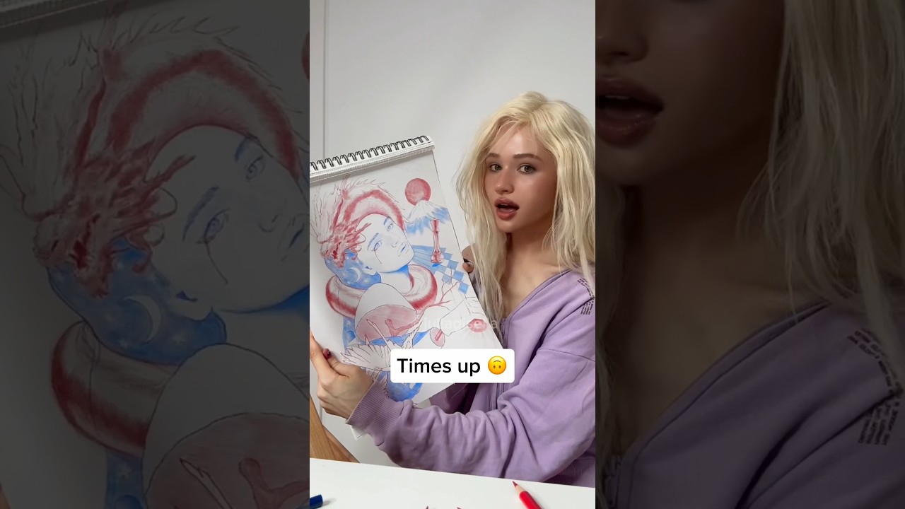 We swapped the drawing after every 10 minutes!😳 I&lsquo;m SHOOKED!! | JULIA GISELLA @mariusleqi