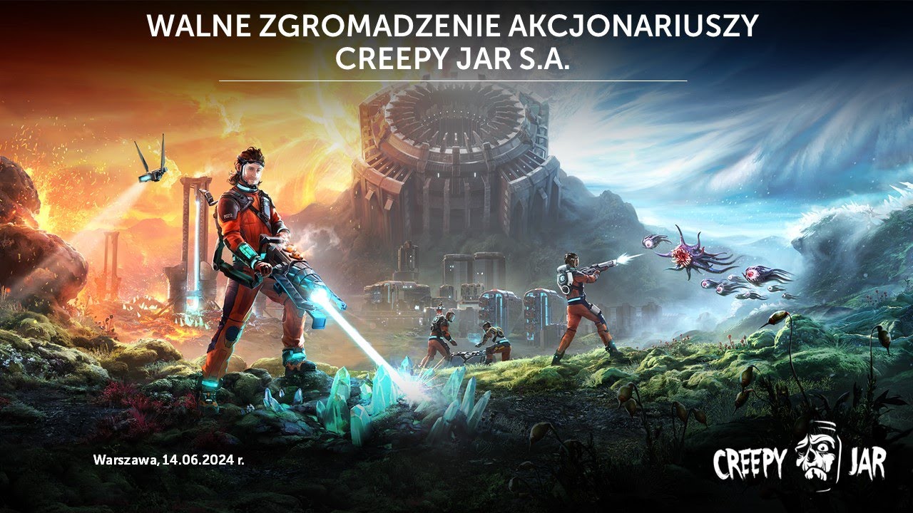 Transmisja obrad Zwyczajnego Walnego Zgromadzenia Akcjonariuszy Creepy Jar S.A.