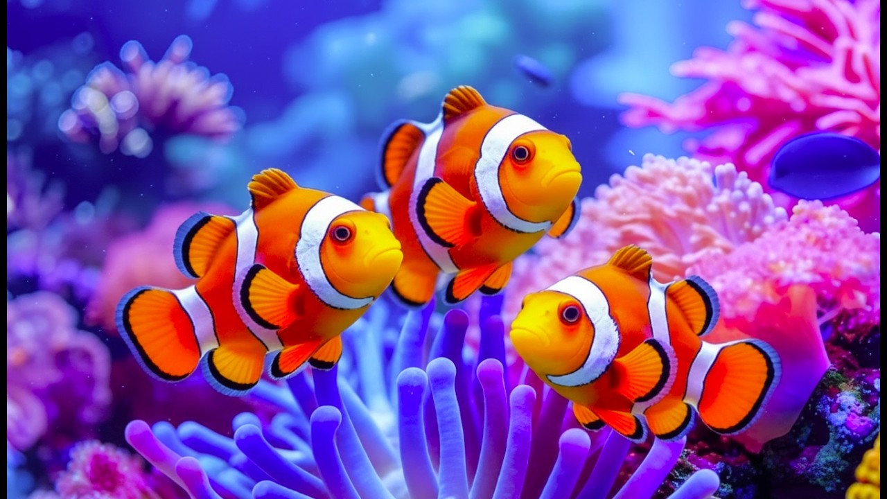The Best 4K Aquarium - Dive Into The Mesmerizing Underwater Realm, Sea Jellyfish, Coral Reefs. #76