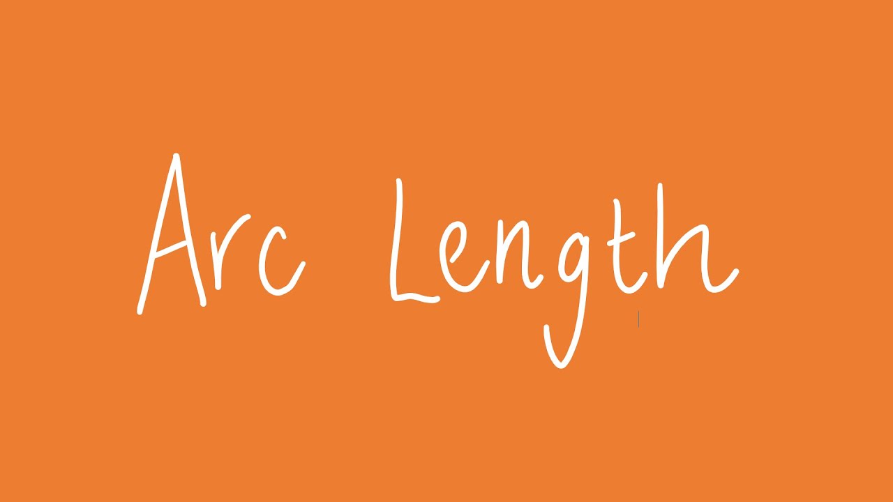 Arc length | Unit 3 and 4 VCE Further Maths